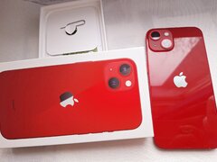 Iphone RED 13, stare impecabila & casti noi
